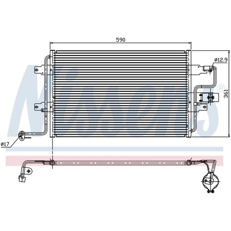 NISSEN Nissens Condenser, 94310 94310